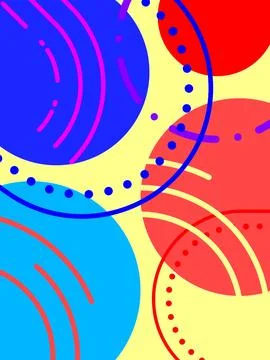 Simple minimalistic abstract background, abstract risography image for template Stock Illustration