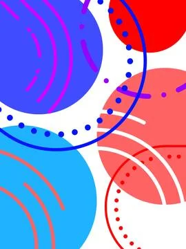 Simple minimalistic abstract background, abstract risography image for template Stock Illustration