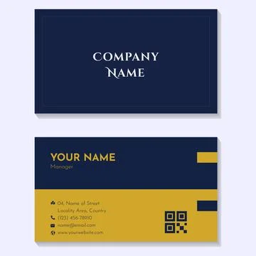 Simple minimalistic professional looking horizontal business color in dark .. Stock Illustration