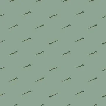 Simple minimalistic style seamless pattern with little worms shapes print. Pa 스톡 일러스트
