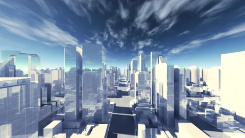 Simple Modern City Grid A4a Stock-Footage 170100251