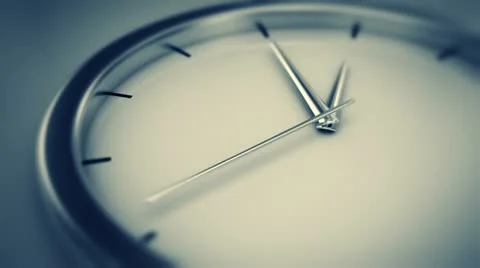 Simple modern clock. Video stock 21540524