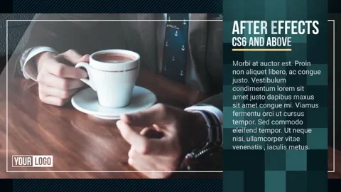 Simple Modern Corporate Slideshow After Effects素材
