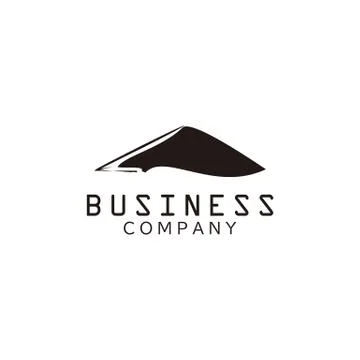Simple Modern Montain  Stock Illustration