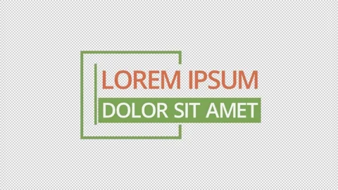 Simple Modern Titles Video stock 162925011
