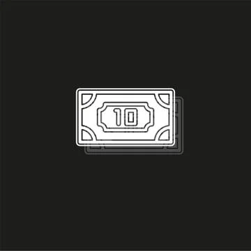 Simple Money Vector Icon Stock Illustration