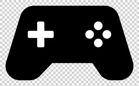 Simple monochrome icon for game controller Stock-Illustration