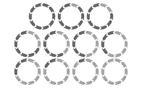Simple monochrome progress bar, infographic Stock Illustration