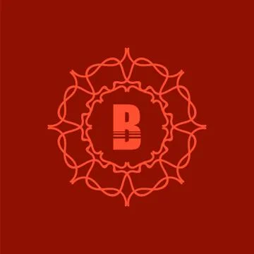 Simple  Monogram B Stock Illustration