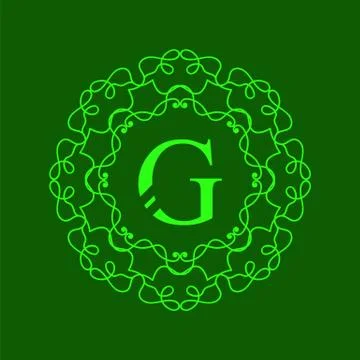 Simple  Monogram G Stock Illustration