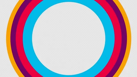 Simple moving circles on black background. Stock Footage 278140860