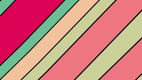 Simple Moving Colored Lines Animation Background Stock Footage 88289923