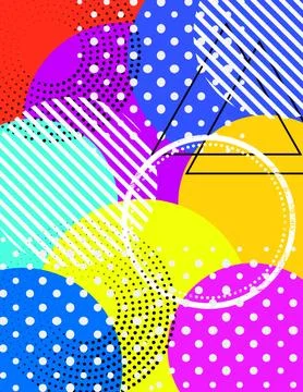 Simple multi-colored minimalistic abstract background Stock Illustration