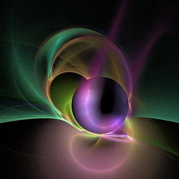 Simple multicolor abstract pattern on black background, wallpaper, design Stock Photos