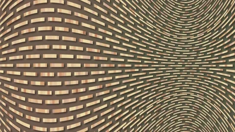 Simple multicolor small lines arranged in fish shape pattern background Stock Footage 272481358