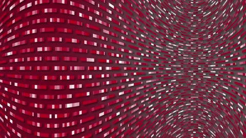 Simple multicolor small lines arranged in fish shape pattern background Stock Footage 272481392