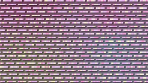 Simple multicolor small lines shape moving right side multicolored background Stock Footage 272642446