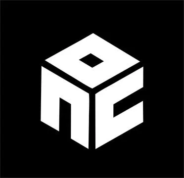 Simple nc, cn, NOC, CON, OCN initials company vector logo Stock Illustration