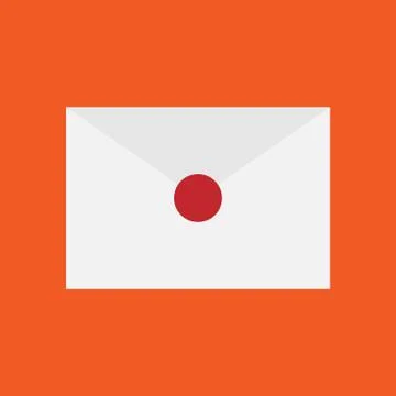 Simple New Mail Symbol Stock Illustration