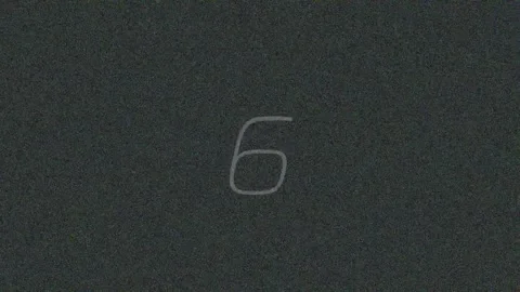Simple Number Nine Animated Digital Sequence on Gradient Background Stock Footage 342207201