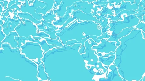 Simple ocean surface animation loop Stock Footage 311904074
