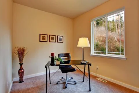 Simple office interior Stock Photos