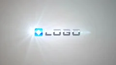Simple Optical Flare 3d Rotate Logo Reveal Animation Stock After Effects