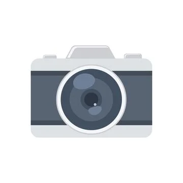 Simple or solid colored camera icon イラスト素材