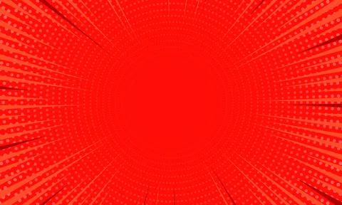 Simple orange comic style background. Stock Illustration