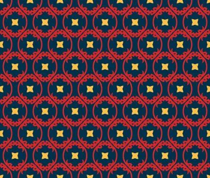 Simple ornament seamless pattern background Stock Illustration