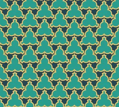 Simple ornament seamless pattern background Stock Illustration
