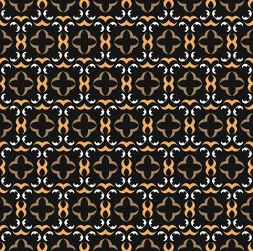 Simple ornament seamless pattern background Stock Illustration