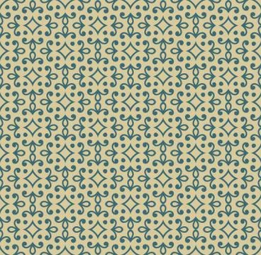 Simple ornament seamless pattern background Illustrazione stock