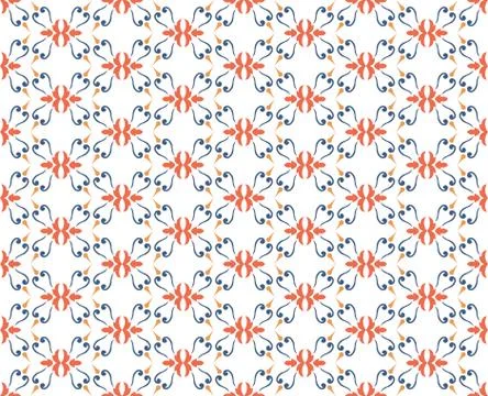 Simple ornament seamless pattern background Stock Illustration