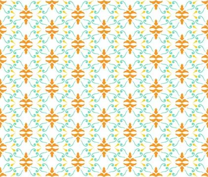 Simple ornament seamless pattern background Stock Illustration