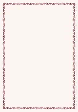 Simple ornamental frame Stock Illustration