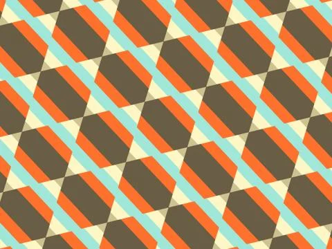 Simple ornamental pattern, textile print. Pattern for fabric and trellis. Stock Illustration