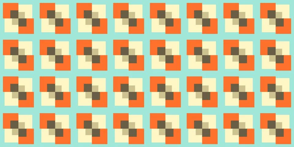 Simple ornamental pattern, textile print. Pattern for fabric and trellis. Stock Illustration