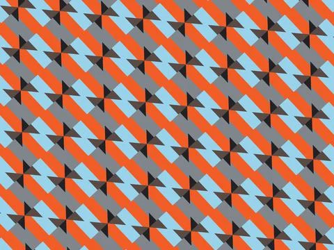 Simple ornamental pattern, textile print. Pattern for fabric and trellis. Stock Illustration