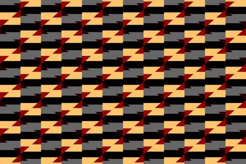 Simple ornamental pattern, textile print. Pattern for fabric and trellis. Stock Illustration