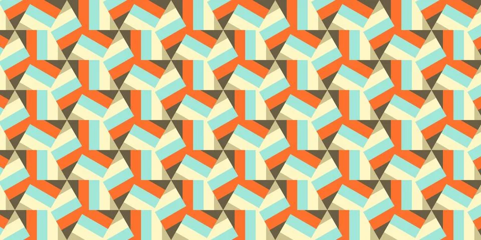 Simple ornamental pattern, textile print. Pattern for fabric and trellis. Stock Illustration