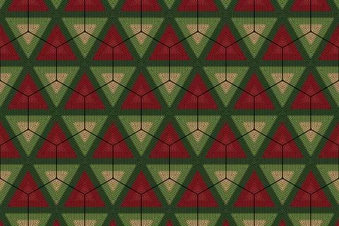 Simple ornamental pattern, textile print. Pattern for fabric and trellis. Stock Illustration