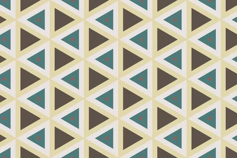 Simple ornamental pattern, textile print. Pattern for fabric and trellis. Stock Illustration