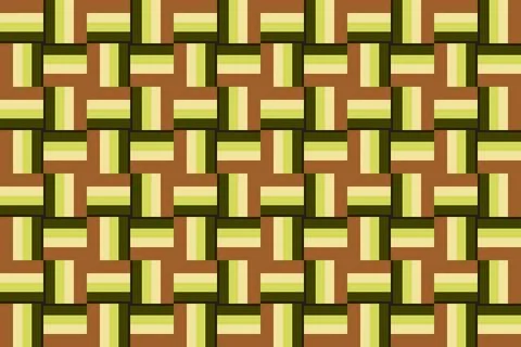 Simple ornamental pattern, textile print. Pattern for fabric and trellis. Stock Illustration