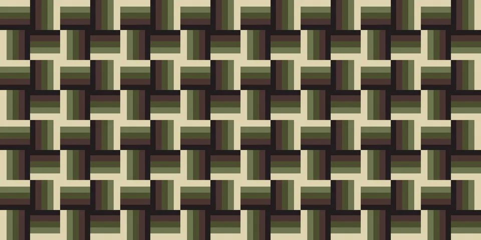 Simple ornamental pattern, textile print. Pattern for fabric and trellis. Stock Illustration