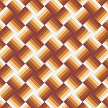 Simple ornamental pattern, textile print. Pattern for fabric and trellis. Stock Illustration