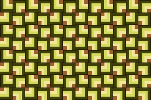 Simple ornamental pattern, textile print. Pattern for fabric and trellis. Stock Illustration