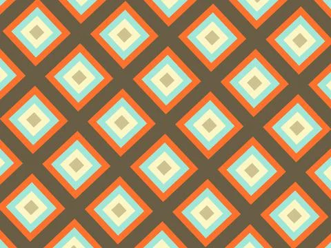 Simple ornamental pattern, textile print. Pattern for fabric and trellis. Stock Illustration