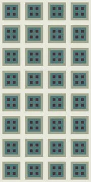 Simple ornamental pattern, textile print. Pattern for fabric and trellis. Stock Illustration