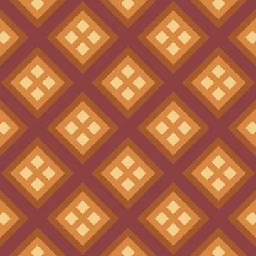 Simple ornamental pattern, textile print. Pattern for fabric and trellis. Stock Illustration